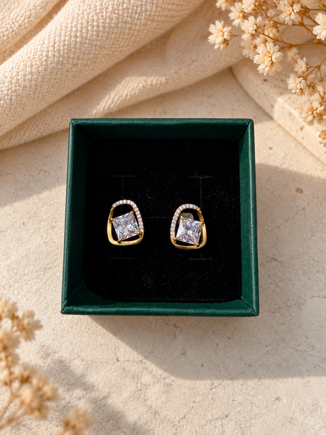 Aurora Crystal Studs