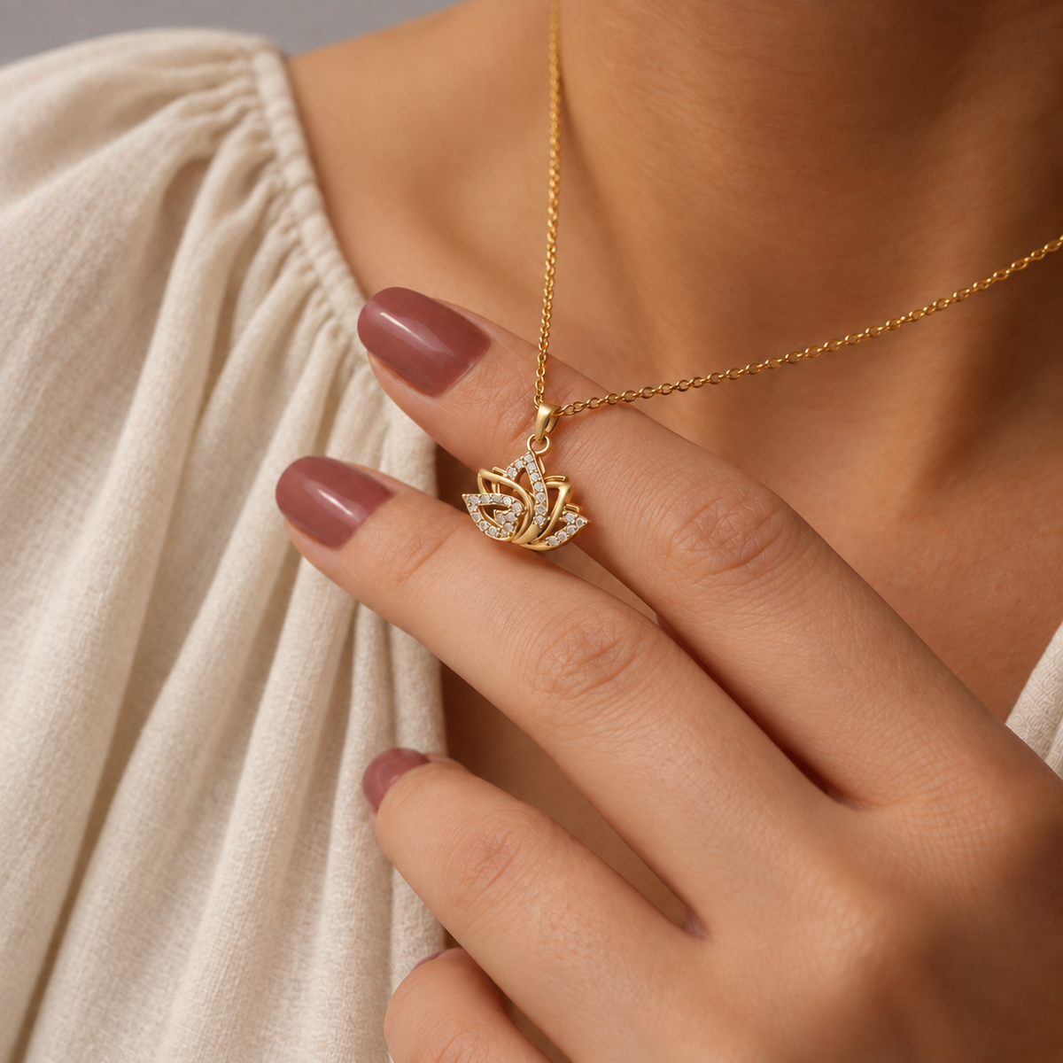 Lotus Bloom Necklace