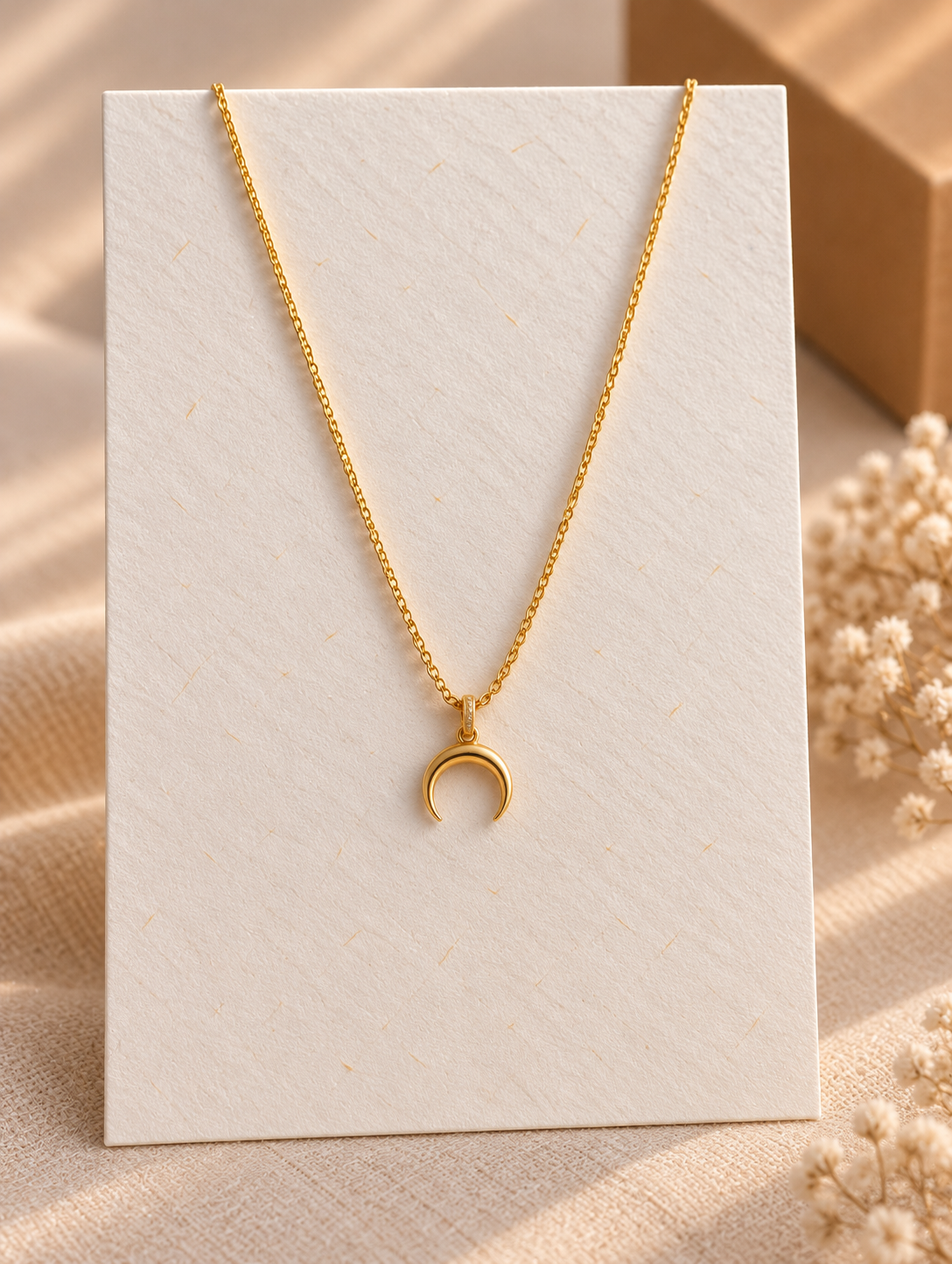 Luna Crescent Necklace