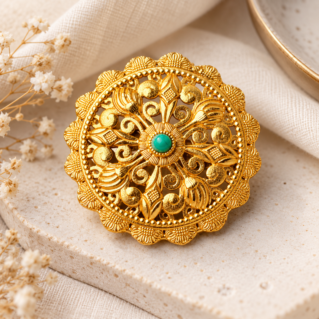 Mandala Brooch