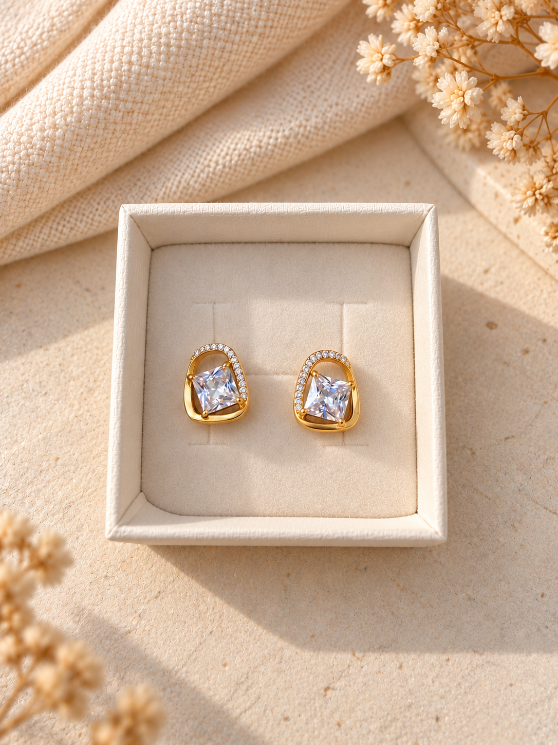 Aurora Crystal Studs