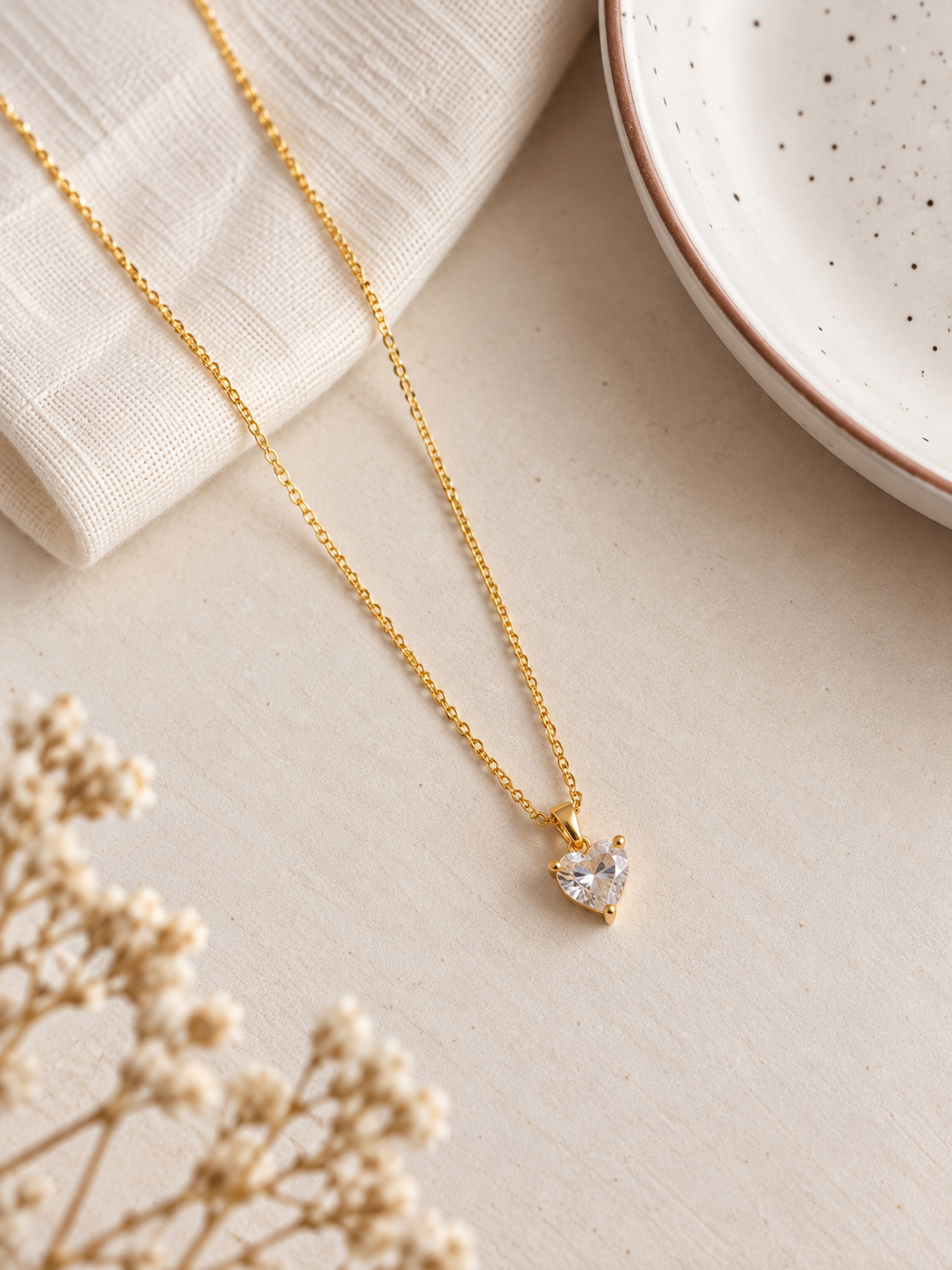 Crystal Heart Necklace