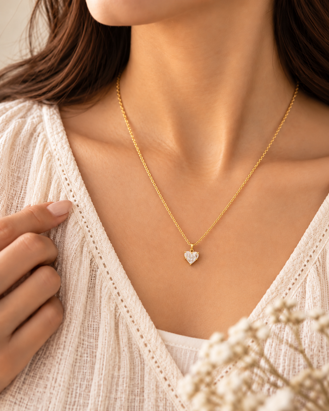 Crystal Heart Necklace