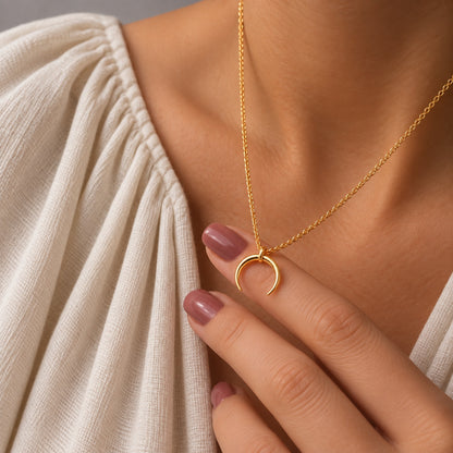 Luna Crescent Necklace