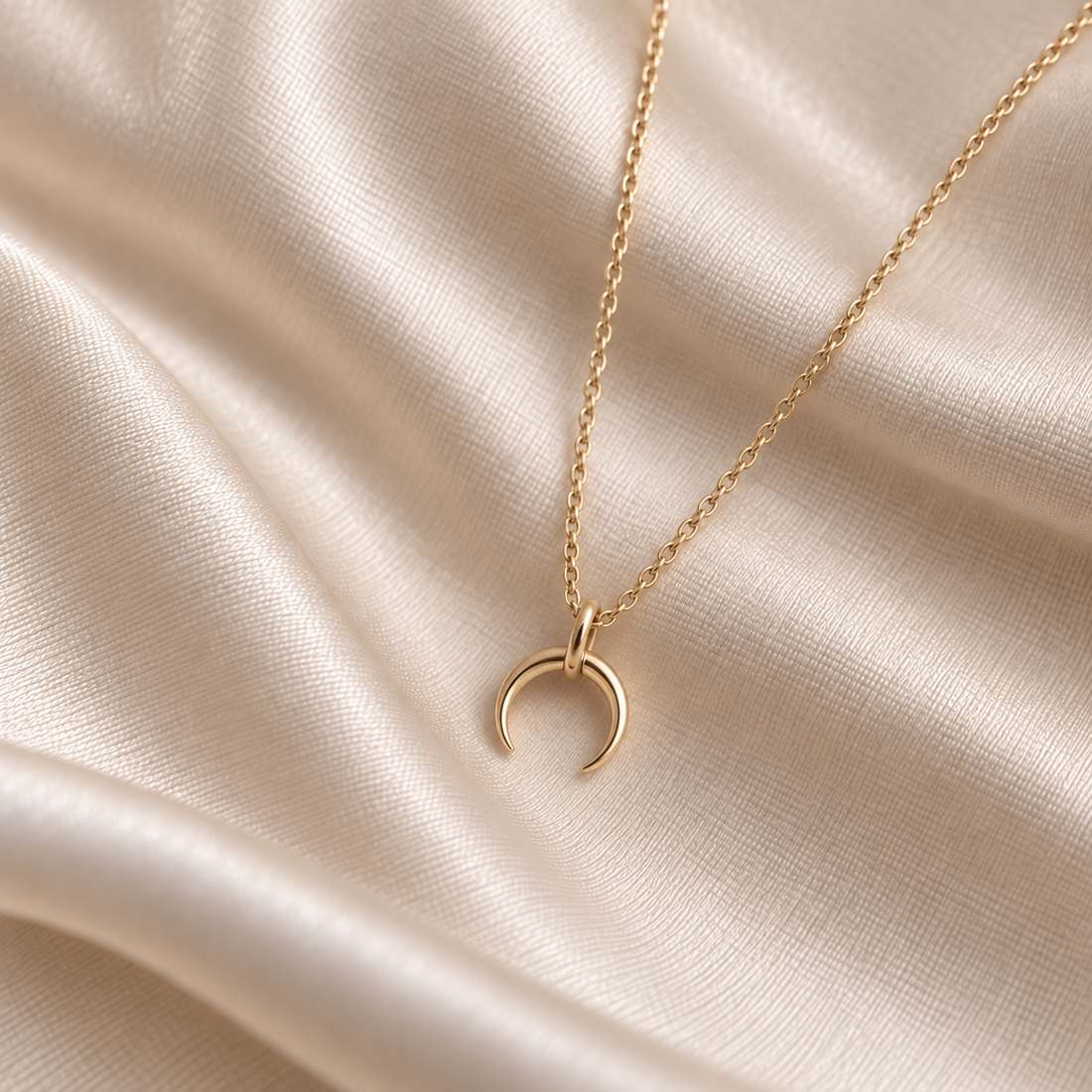 Luna Crescent Necklace