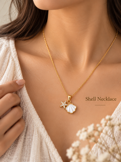 Seashell Star Necklace