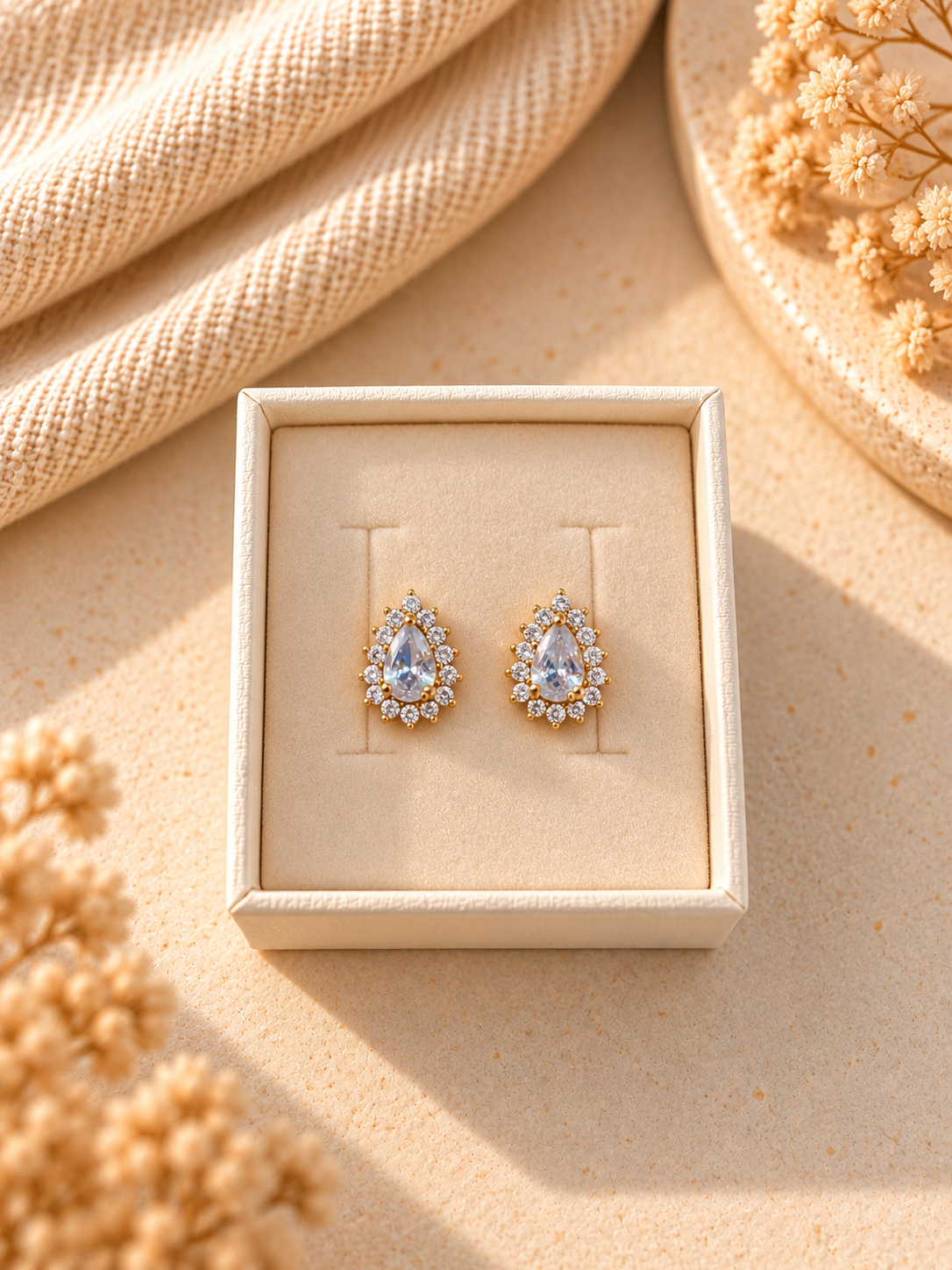 Teardrop Studs