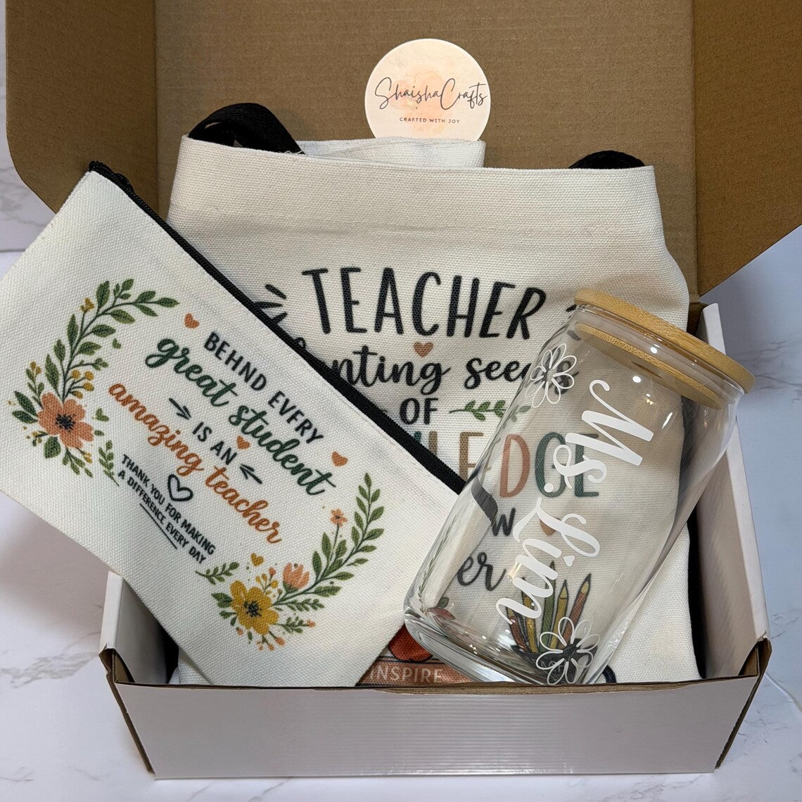 Personalized Teacher Appreciation Gift Set