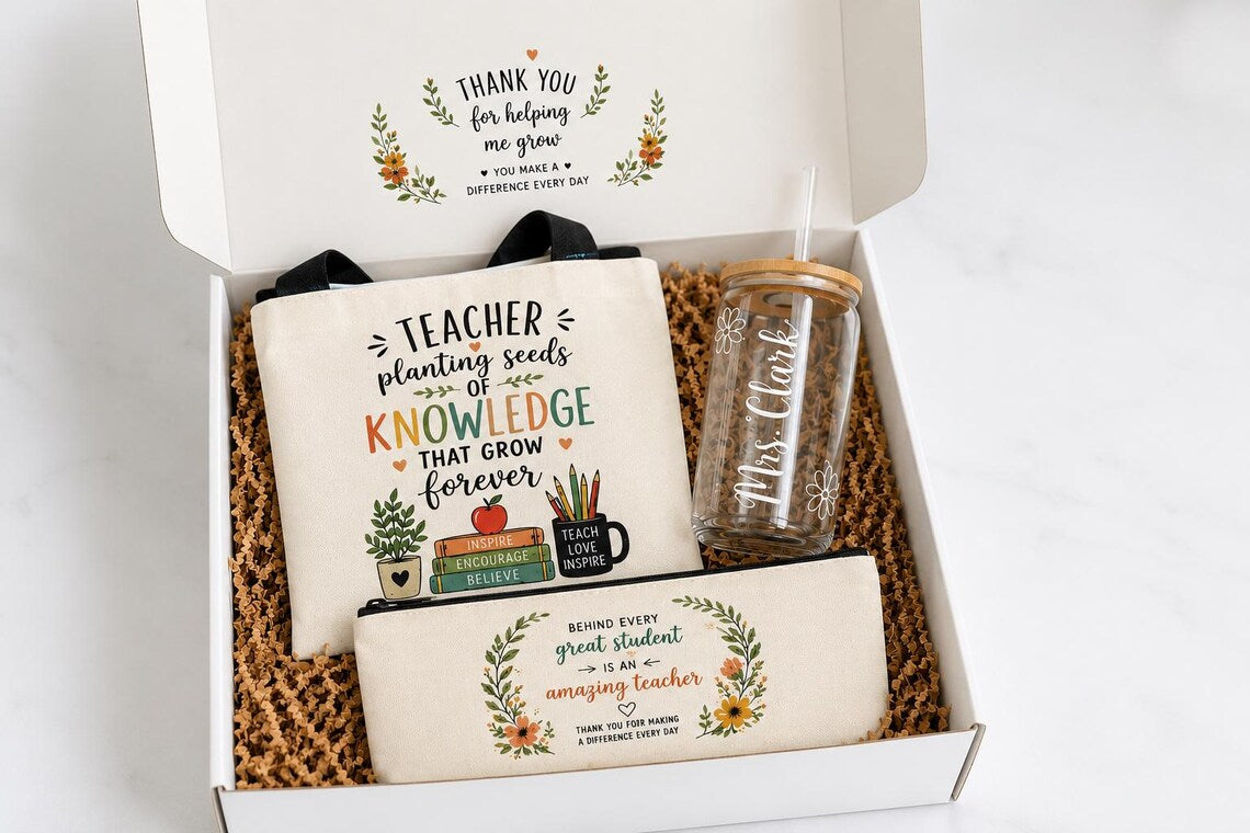Personalized Teacher Appreciation Gift Set