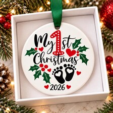 Baby’s First Christmas Ornament 2026