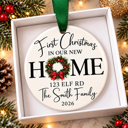 Personalized New Home Ornament