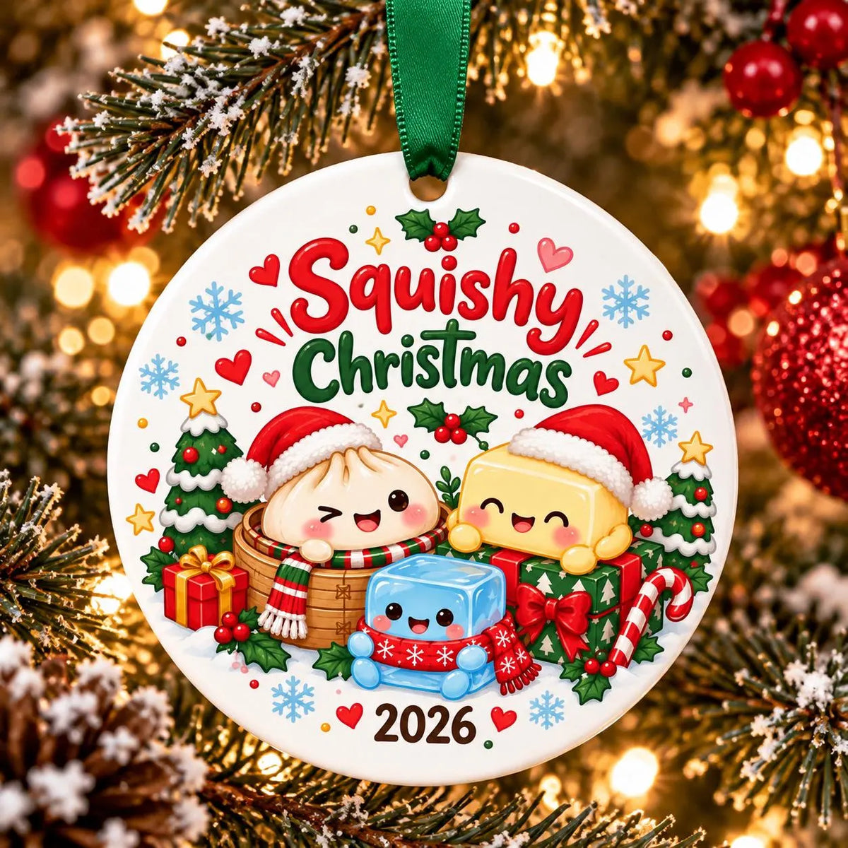 Squishy Christmas Ornament 2026