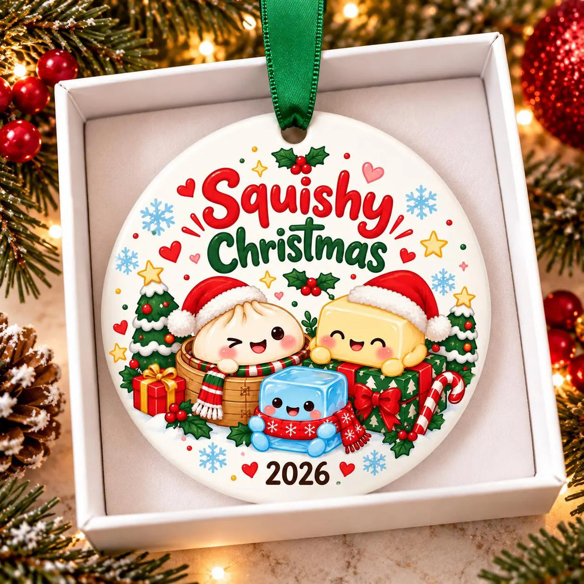 Squishy Christmas Ornament 2026